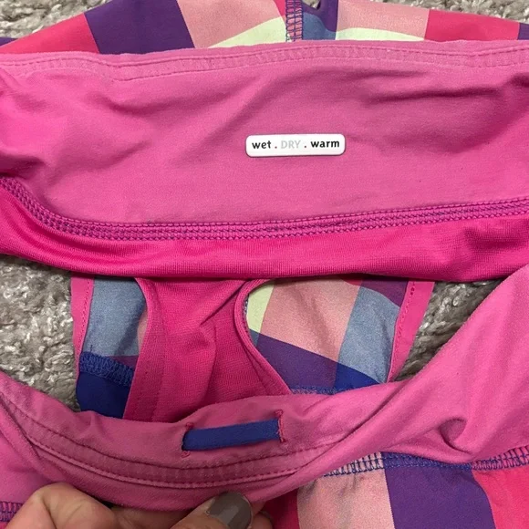 Lululemon Athletica Multicolor Plaid Athletic Shorts - Picture 6 of 6